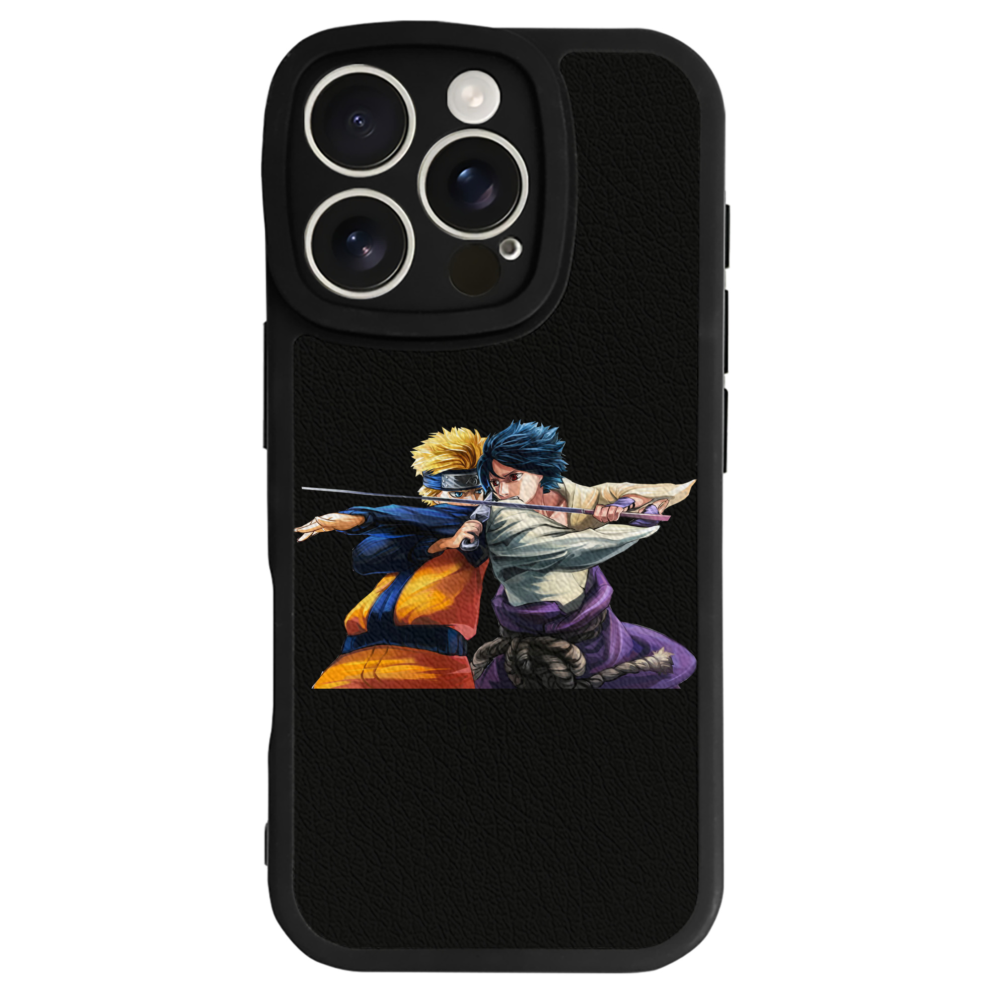 （画像用） NARUTO -ナルト- うずまき ナルト Uzumaki Naruto 【iPhone 16シリーズ対応】シリコンスマホケース（レザー調） 材質：シリコン